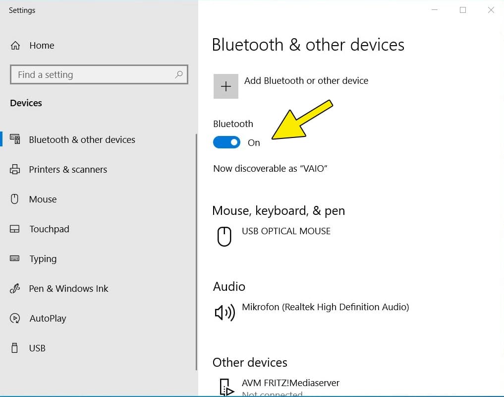 Enable Bluetooth on Your Windows Laptop